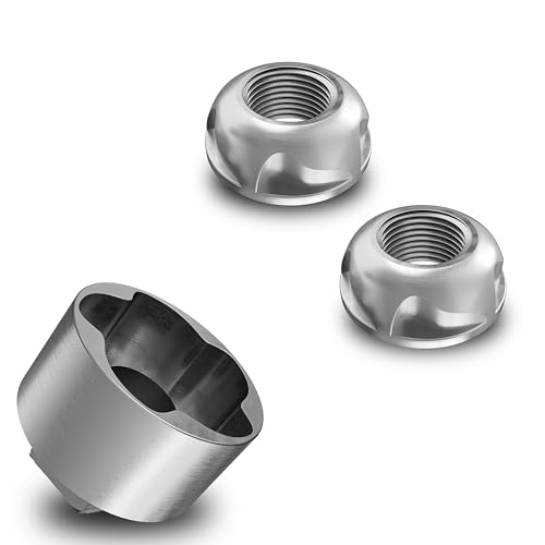2+1 Anti-Diebstahl Muttern diebstahlhemmende Sicherheitsmutter Mutternschloss Diebstahlschutz Diebstahlsicherung M6 M8 M10 M12 Edelstahl (M10, 2 Muttern 1 Nuss) von Adventure Xperience