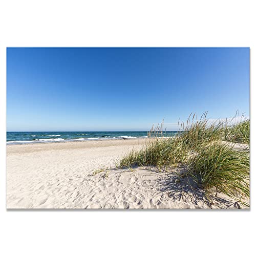Leinwandbild "Strand Ostsee" 90 x 60 cm – Keilrahmen mit Druck von Advertising & Displays Werbecenter Berlin GmbH