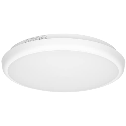 Adviti Cers LED Deckenleuchte mit Bewegungsmelder Dämmerungssensor und Licht-Dimmfunktion 4000K 40 x 265 x 265 mm von Adviti