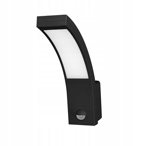 Adviti Piryt Modern Aussenlampe mit Bewegungsmelder 800lm 4000K IP54 (Schwarz) von Adviti