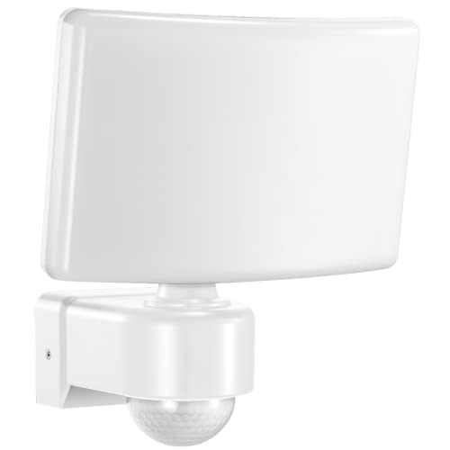 Adviti TOS Led Strahler mit Bewegungsmelder Aussen IP65 (Weiß) von Adviti