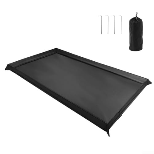 210D Oxford Tuch Camping Zelt Fußabdruck Badewanne Bodenplane Wasserdichtes Design mit Tragetasche für einfachen Transport und Aufbau (200 x 120 cm) von Advokingtap