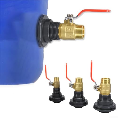 30,5 cm Messingventil mit BSP-Außengewinde, entwickelt für effiziente Rohrverbindung und Durchflussmanagement (2,5 cm) von Advokingtap