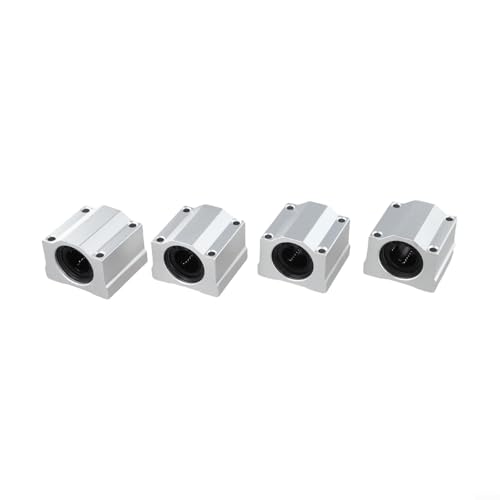 4 Stück SCS20UU Linear-Gleitblöcke, für verschiedene mechanische Geräte, entworfen für reibungslosen Betrieb und Haltbarkeit von Advokingtap