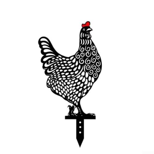 5-teiliges Acryl-Hahn-Gartenornament-Set, realistische Huhn-Rasen-Statuen mit Erdspießen für den Außenbereich 5-teiliges Acryl-Hahn-Gartenornament-Set, realistische Huhn-Rasen-Statuen mit Erdspießen für den Außenbereich von Advokingtap