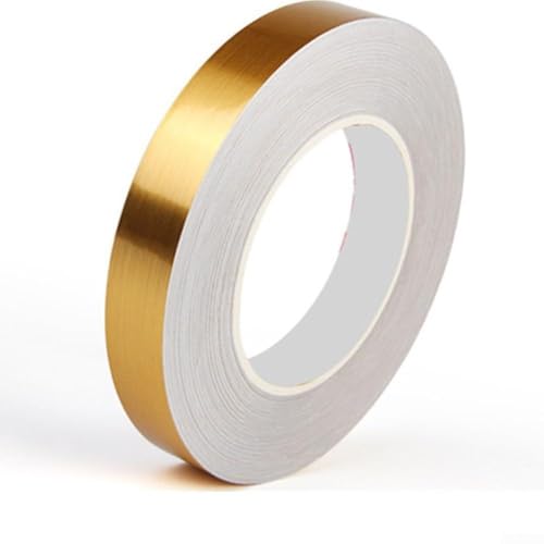50 m Spaltband für Keramikfliesen, wasserdicht und geeignet für Küche, Bad und Wohnzimmer Designs (Gold 2 cm) von Advokingtap