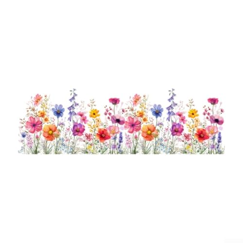 Ästhetische Wandaufkleber mit charmanten Blumen-Designs, perfekte Ergänzung für Ihr Zuhause von Advokingtap