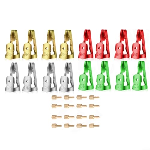 Advokingtap 16 Stück 156T1978A Pool-Timer-Schalter-Ersatz-Set, kompatibel mit InterMatic T100 Serie T101 T102 T103 T104 (4-Farben-Mischung) von Advokingtap