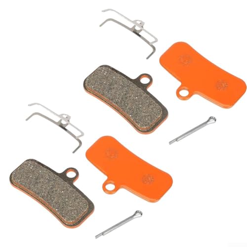 Advokingtap 2 Stück Metall-Bremsbeläge kompatibel mit Saint M810/M820 für Zee M640/M520, Quadiem (Glow Gold) von Advokingtap