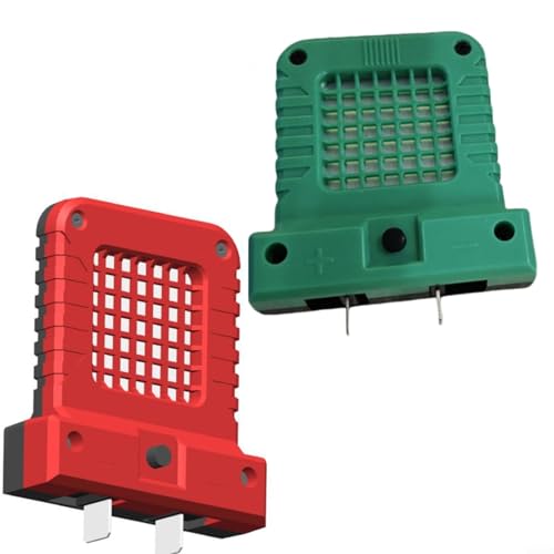 Advokingtap 2 x 14 W LED-Camping-Laterne, Mini-Arbeitsleuchte für 20 V 21 V Elektrowerkzeug Lithium-Batterien (grün + rot) von Advokingtap