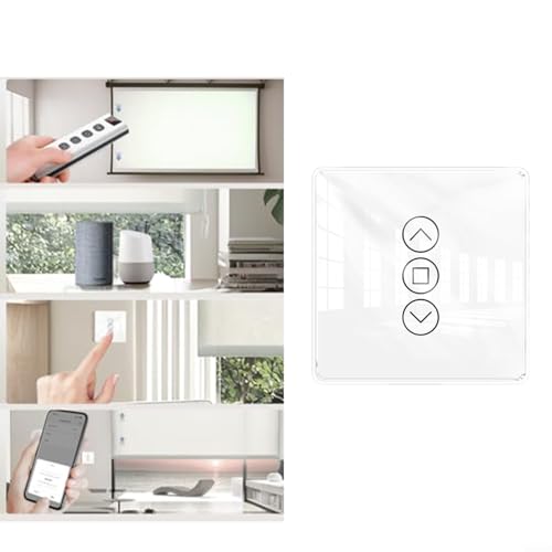 Advokingtap 2.5D Smart Rollladenschalter, Glas-Panel-Touch, mit Stimme, Timer-Planung und Kalibrierung, Zeitplanung und Kalibrierung, Zeitgesteuerte Automatisierung Advokingtap 2.5D Smart Rollladenschalter, Glas-Panel-Touch, mit Stimme, Timer-Planung und Kalibrierung, Zeitplanung und Kalibrierung, Zeitgesteuerte Automatisierung von Advokingtap