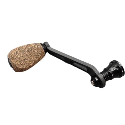 Advokingtap 70 mm Schraubgriff aus Kohlefaser mit Kugellagern für Daiwa Rollen Angelausrüstung (schwarz) von Advokingtap