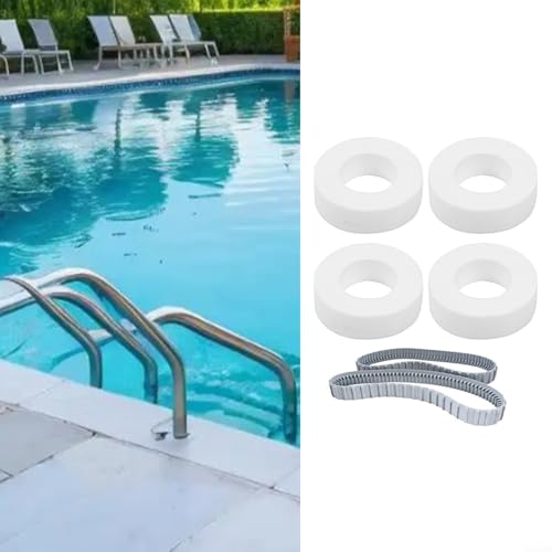 Advokingtap Advokingtap Schwimmbad-Roboter-Staubsauger-Teile-Set, inkl. 4 Wandkletterringe 6101611-R4 und 2 Antriebsriemen 9983152-R2 von Advokingtap