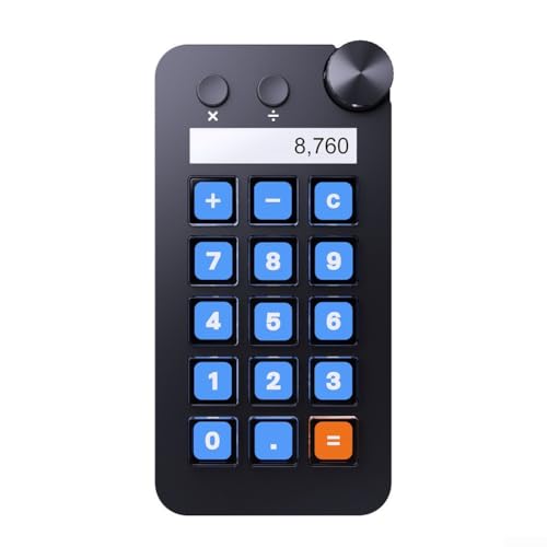 Advokingtap Clever gestaltete Mini-Tastatur zur effektiven Unterstützung Ihrer Live-Streaming-Bedürfnisse (schwarz) von Advokingtap