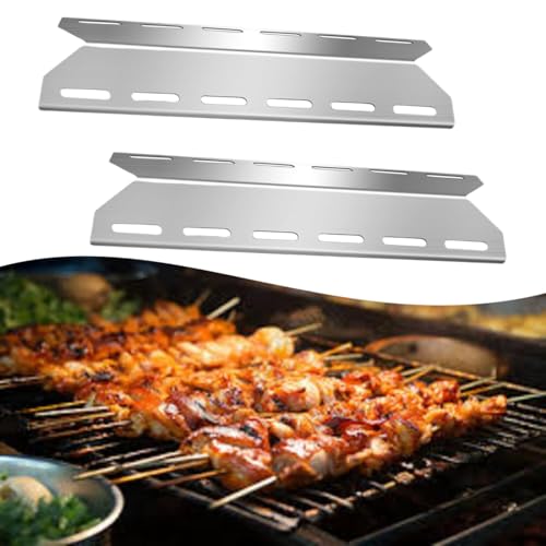 Advokingtap Edelstahl-Heizplatten Ersatzteile für Grill-Modelle 720-0234/720-0289/720-0335, rostfrei und leicht zu reinigen (2 Stück) von Advokingtap