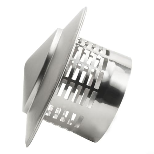 Advokingtap Edelstahl Schornstein-Entlüftungskappe Außenwand Luftauslass Dachrohrabdeckung mit Insektenschutz (200 mm) von Advokingtap