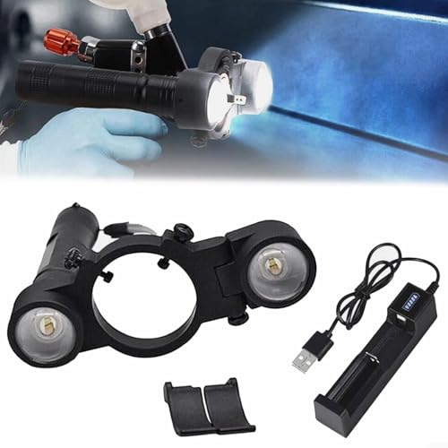 Advokingtap Farbsprüher-Licht-Set, einstellbare Helligkeit, direkter Ersatz für Auto und Zuhause von Advokingtap