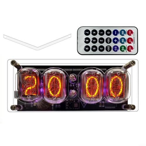 Advokingtap IN12 Nixie Tube Clock DIY Analog Digital Tube Digital Display Time Date 225 Colors Light Fluorescent Glow Tube Clock With Remote Control Advokingtap IN12 Nixie Tube Clock DIY Analog Digital Tube Digital Display Time Date 225 Colors Light Fluorescent Glow Tube Clock With Remote Control von Advokingtap