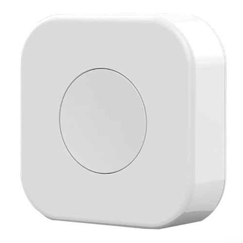 Advokingtap Smart Button – Für Tuya für ZigBee Wireless Smart Button, Mehrere Druckfunktionen, Einfache Szenenerstellung, 30M Steuerungsoptionen Für Smart Devices von Advokingtap