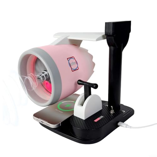 Advokingtap Tragbarer Desktop-USB-Turbo-Motorventilator mit Nebel-Luftbefeuchter-Funktion, 3D-gedrucktes Design, 21 x 20 x 20 cm (rot) von Advokingtap