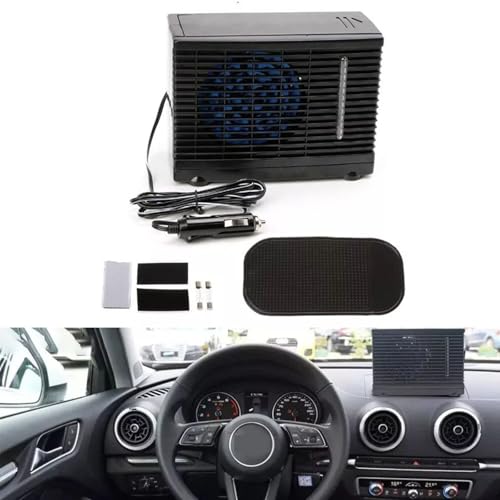 Advokingtap Tragbarer Luftkühler für Auto-Klimaanlagen-Ventilator, mit Luftfilterung und feuchtigkeitsspendenden Funktionen, automatischer Abschaltschutz Advokingtap Tragbarer Luftkühler für Auto-Klimaanlagen-Ventilator, mit Luftfilterung und feuchtigkeitsspendenden Funktionen, automatischer Abschaltschutz von Advokingtap