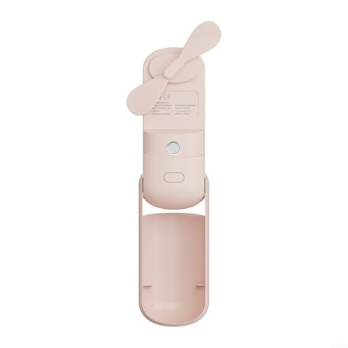 Advokingtap Tragbarer faltbarer Handventilator mit Nebelfunktion, 30 ml Wassertank für Hydratation und Kühlung im Freien (B) von Advokingtap
