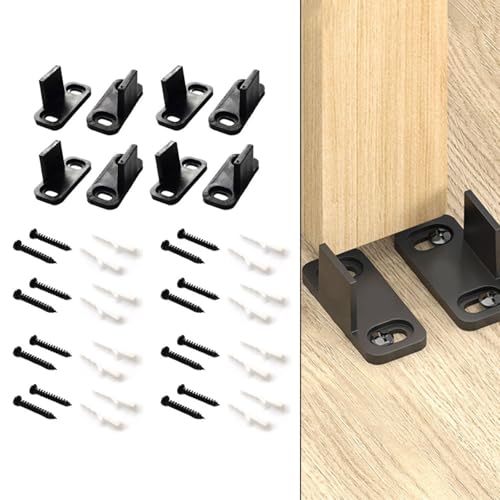 Advokingtap Verstellbare Bodenführung für Schiebetüren, robuste Stahlunterschiene, Hardware mit Montageset Advokingtap Verstellbare Bodenführung für Schiebetüren, robuste Stahlunterschiene, Hardware mit Montageset von Advokingtap
