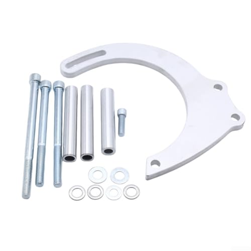 Aluminium-Lichtmaschinenhalterung für Chevy-Modelle, perfekte Passform für SBC EWP LWP von Advokingtap