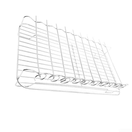 Doppelschichtiger Grillrost für Camping und Picknick, zuverlässige Edelstahlkonstruktion von Advokingtap