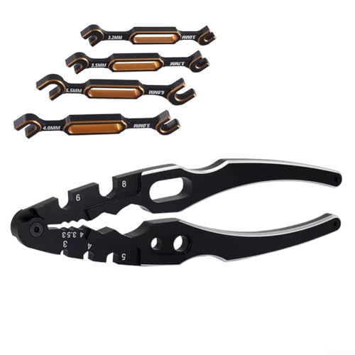 Drift Autoschlüssel Set mit komfortablem Griff für präzise Anpassungen und Wartungsaufgaben (Gold) von Advokingtap