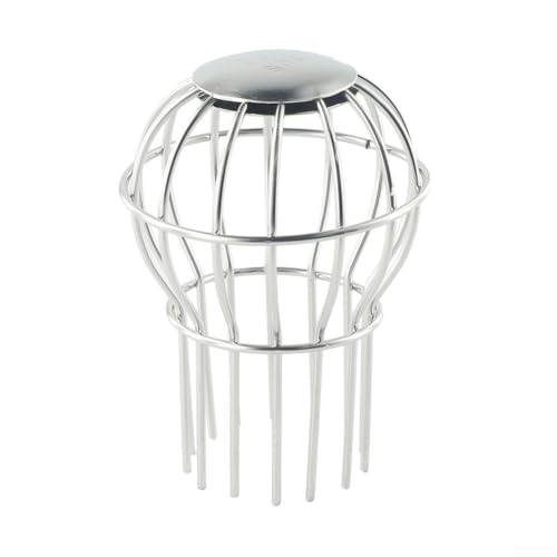 Edelstahl-Dachablauf-Laubsammler mit Dachrinnensieb, 304 Material, entworfen, um Verstopfung zu verhindern und einen effizienten Durchfluss in Dachrinnen zu erhalten (50 Röhren) von Advokingtap