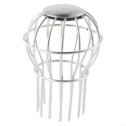 Edelstahl-Dachablauf-Laubsammler mit Dachrinnensieb, 304 Material, entworfen, um Verstopfung zu verhindern und einen effizienten Durchfluss in Dachrinnen zu erhalten (90 Röhren) von Advokingtap