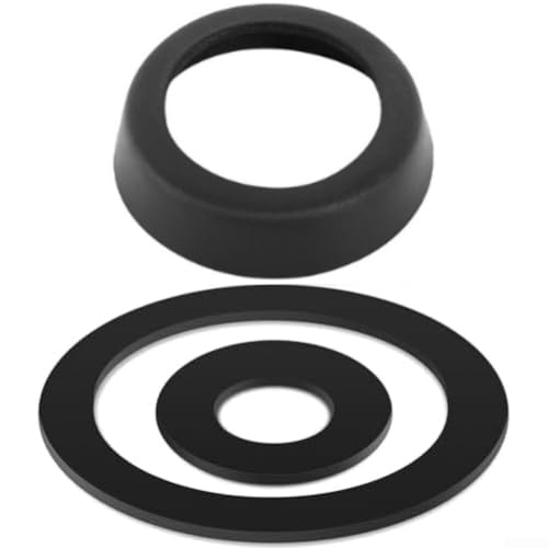 Ersatz-Lederdichtungs-Set für Pumpe Typ 75, enthält notwendige Komponenten für Reparaturen (schwarz) von Advokingtap