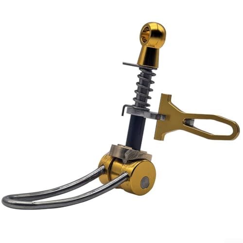 Flexible Sattelstützenklemme für Brompton und für 3sixty, Schnellspannfunktion (Gold) von Advokingtap