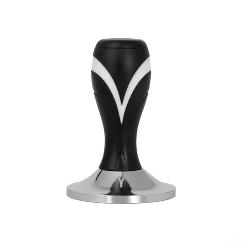 For Barista Essentials Coffee Tamper Flat Base for 51mm, 53mm and 58mm Espresso Brewing (Black 58mm) von Advokingtap