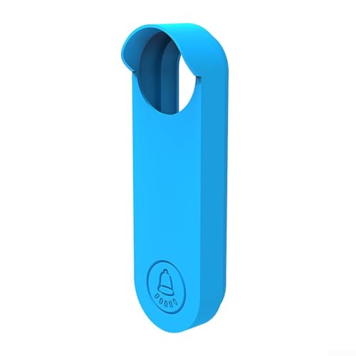 For Nest Wireless Doorbell Silicone Cases 2 Pack for Comprehensive Protection (blue) von Advokingtap