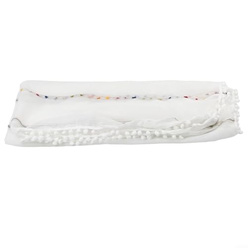 For Rainbow Candy Garn-Tischdecke zur Verbesserung des Aussehens von Couchtischen in Cafés (140 x 140 cm) von Advokingtap