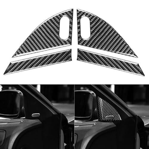 Karbonfaser-Verkleidung für Dodge für Ladegerät-Tür-Lautsprecher, passend für Modelle von 2015 bis 2020, 4 Stück Karbonfaser-Verkleidung für Dodge für Ladegerät-Tür-Lautsprecher, passend für Modelle von 2015 bis 2020, 4 Stück von Advokingtap