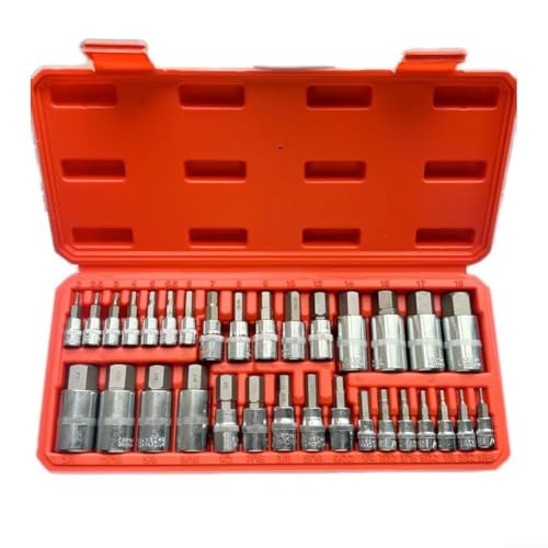 Komplettes Sechskant-Bit-Steckschlüssel-Set mit 32 Stück für 1/2 Zoll, 1/4 Zoll, 3/8 Zoll Anwendungen, effizient verpackt in Aufbewahrungsbox Komplettes Sechskant-Bit-Steckschlüssel-Set mit 32 Stück für 1/2 Zoll, 1/4 Zoll, 3/8 Zoll Anwendungen, effizient verpackt in Aufbewahrungsbox von Advokingtap