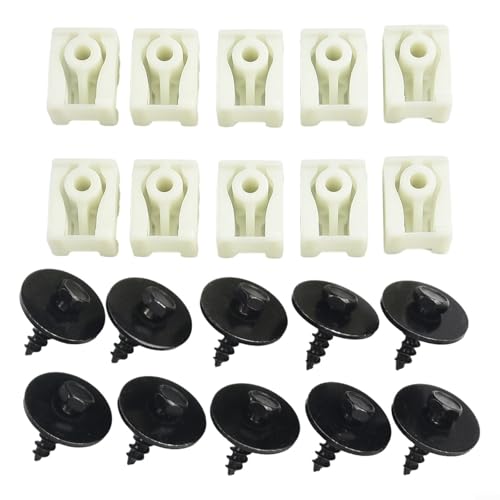 Kotflügel-Auskleidungs-Clip-Set für BMW Autos, mit Sechskantschrauben, insgesamt 20 Stück, inklusive Clips und Bolzen Kotflügel-Auskleidungs-Clip-Set für BMW Autos, mit Sechskantschrauben, insgesamt 20 Stück, inklusive Clips und Bolzen von Advokingtap