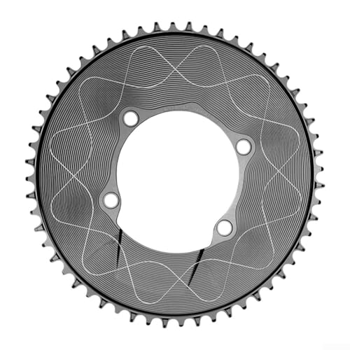 Rennrad Kettenblatt BCD110mm 4 Schrauben Aluminiumlegierung mit schmaler breiter Zahnung für R7000 R8000 R9100 (58T) von Advokingtap