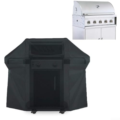 Robuste 600D Oxford-Gewebe-Grillabdeckung für umfassenden Schutz vor Regen, Schnee und Staub für Grillen im Freien (132 x 66 x 109) von Advokingtap