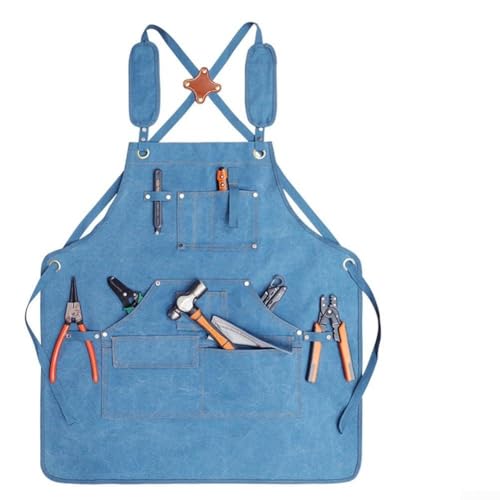 Robuste Arbeitsschürze aus Segeltuch mit wasserdichtem und verschleißfestem, dickem geteiltem Boden, Multi-Taschen-Layout für Werkzeugklassifizierung, perfekt für Holzbearbeitung und Gartenarbeit Robuste Arbeitsschürze aus Segeltuch mit wasserdichtem und verschleißfestem, dickem geteiltem Boden, Multi-Taschen-Layout für Werkzeugklassifizierung, perfekt für Holzbearbeitung und Gartenarbeit von Advokingtap