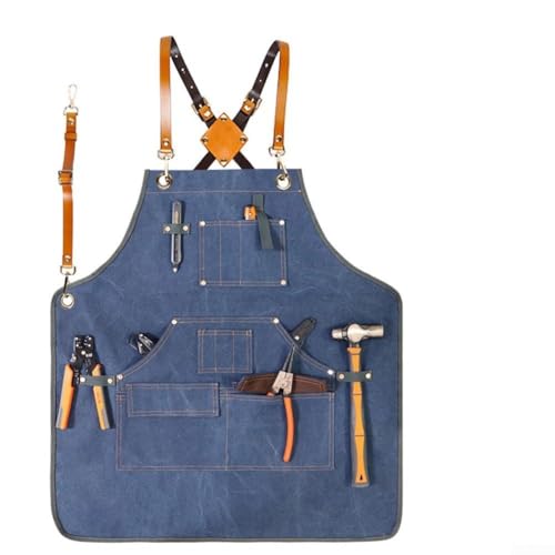 Robuste Arbeitsschürze aus Segeltuch mit wasserdichtem und verschleißfestem, dickem geteiltem Boden, Multi-Taschen-Layout für Werkzeugklassifizierung, perfekt für Holzbearbeitung und Gartenarbeit Robuste Arbeitsschürze aus Segeltuch mit wasserdichtem und verschleißfestem, dickem geteiltem Boden, Multi-Taschen-Layout für Werkzeugklassifizierung, perfekt für Holzbearbeitung und Gartenarbeit von Advokingtap