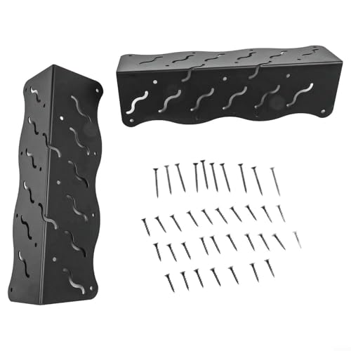 Robuste Halterungen für Hochbeete, 27,9 cm hoch, schnelle Installation für Ihre Gartenprojekte im Freien (2 Stück) von Advokingtap