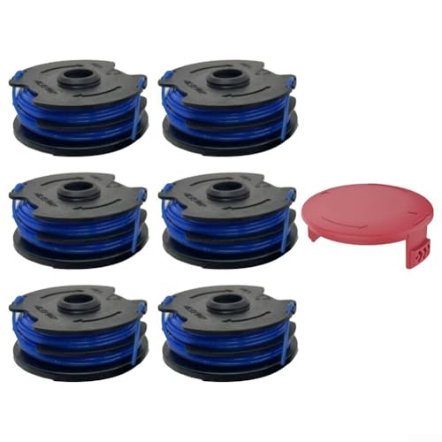 Robuste Rasenmäherabdeckung und Spule für ForTORO 88512 und 1258275, gebaut für die Ewigkeit (6 x Spule + 1 x Abdeckung) von Advokingtap