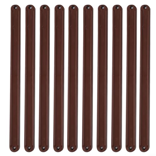Schubladenschienen aus Kunststoff, 10 Stück, für zuverlässigen Schubladenaustausch und Verwendung (weiß, 235 mm) von Advokingtap