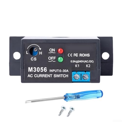 Stromrelaisschalter M3050M3056 für AC zur Überwachung, schnelle Reaktion unter 200ms, LED Betriebsanzeige (M3056) von Advokingtap