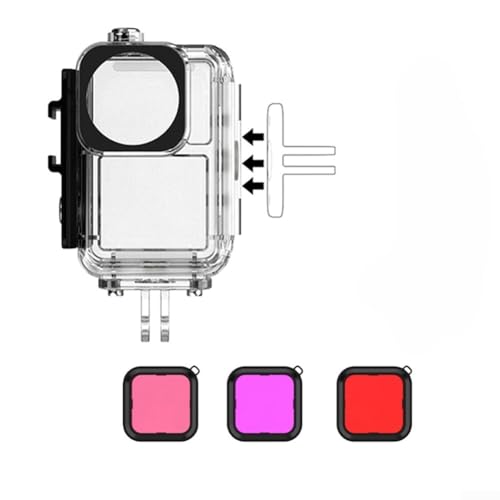 Unterwassergehäuse für DJI für OSMO Action 5Pro, wasserdicht bis zu 45 Meter, mit drei Farbfiltern zur Aufnahme verbesserter Bilder von Advokingtap