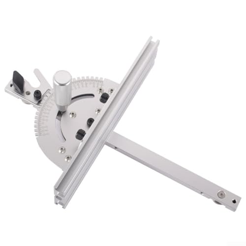 Verstellbares Gehrungslehre für Tischsäge mit 27 Winkelanschlägen und robustem Design für Stabilität (D) von Advokingtap